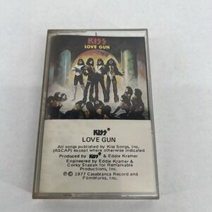 Kiss "Love Gun" Reissue Casablanca 1988 Cassette Tape